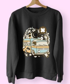 Coffee Van Funny Graphic Sweatshirt