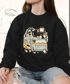 Coffee Van Funny Graphic Sweatshirt