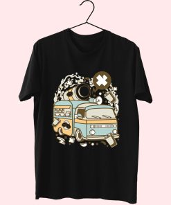 Coffee Van Funny Graphic T Shirt