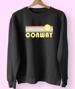 Conway Arkansas Sunset 90s Fashionable Sweatshirt