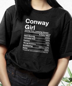 Conway Girl Arkansas Nutrition Facts 90S Trendy T Shirt 3