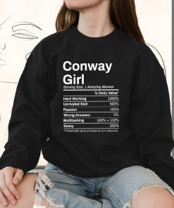 Conway Girl Arkansas Nutrition Facts 90s Fashionable Sweatshirt 3