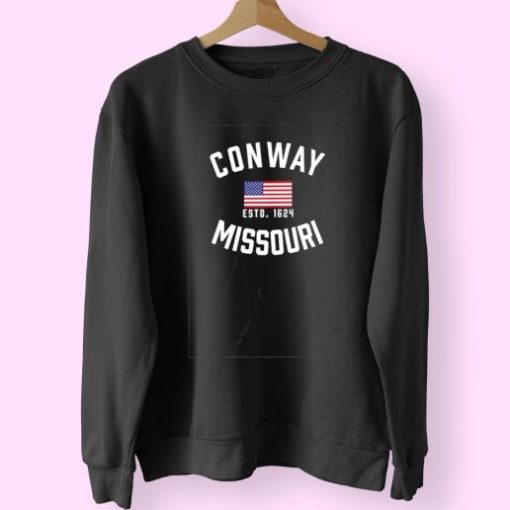 Conway Missouri Patriot 90s Fashionable Sweatshirt