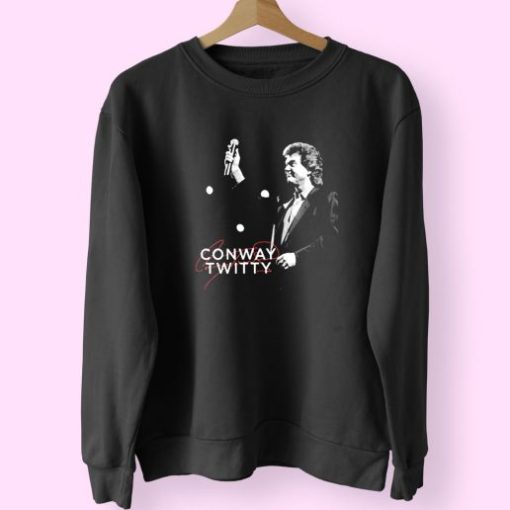 Conway Twitty Country Music Legend 90s Fashionable Sweatshirt
