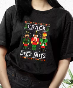 Crack Deez Nuts T Shirt Xmas Design 2 Crack Deez Nuts T Shirt Xmas Design 3
