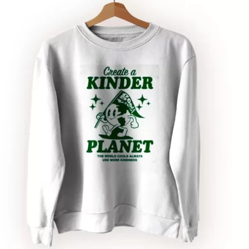 Create A Kinder Planet Sweatshirt Earth Day Costume