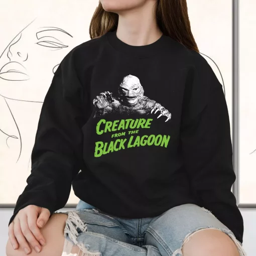 Creature From The Black Lagoon Classic Sweatshirt Style