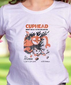 Cuphead Retro Devil Deal Casual T Shirt