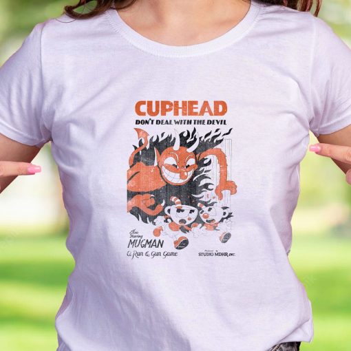 Cuphead Retro Devil Deal Casual T Shirt