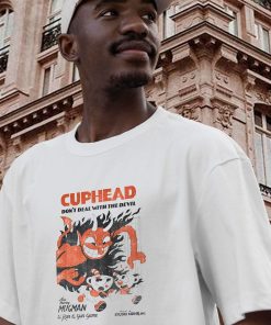Cuphead Retro Devil Deal Casual T Shirt 2 Cuphead Retro Devil Deal Casual T Shirt 3
