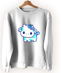 Cute Blueberry Cow Japan Style Cute Sweatshirt Style Cute Blueberry Cow Japan Style Cute Sweatshirt Style