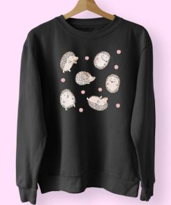 Cute Hedgehog Trendy 80s Sweatshirt