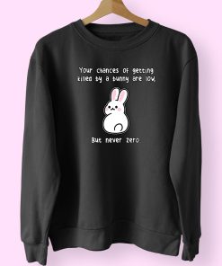 Cute Rabbit Quotes Zero Cute Sweatshirt
