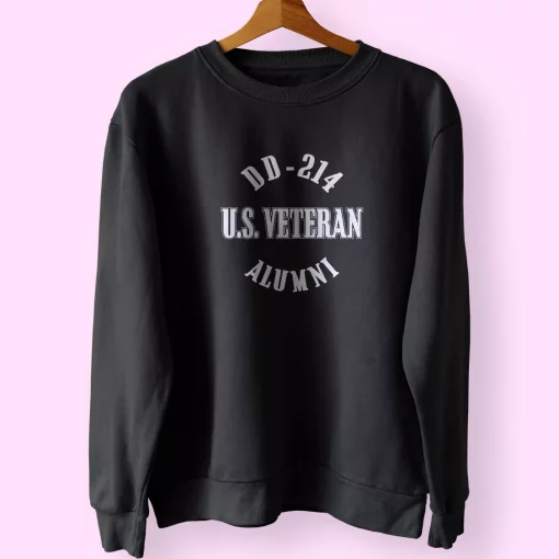 DD 214 Alumni US Veteran Holiday Sweatshirt