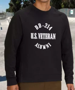 DD 214 Alumni US Veteran Holiday Sweatshirt 3