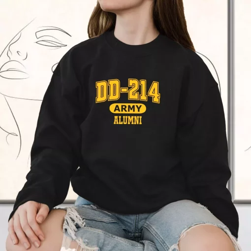 DD 214 Army Alumni Holiday Sweatshirt