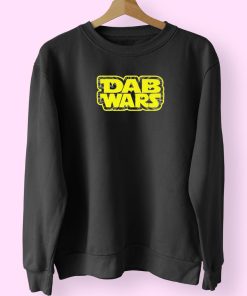 Dab Wars Gold Logo Cannabis Sweatshirt Design