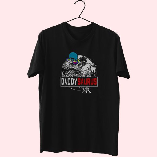 Daddysaurus Dinosaur T Rex Essentials T Shirt