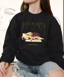Darkwave Asylum Party Mere Post Punk Sweatshirt Classic Sweatshirt Style