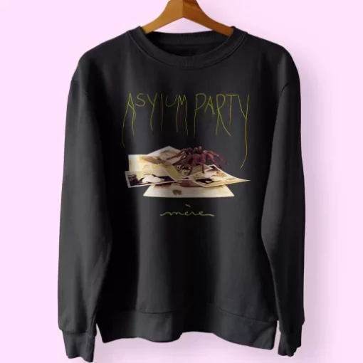 Darkwave Asylum Party Mere Post Punk Sweatshirt Classic Sweatshirt Style