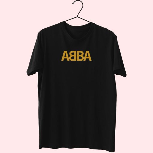 Dave Grohl Wearing An Abba Essentials T Shirt