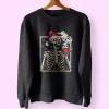 Dead Inside Skeleton Christmas Sweatshirt Xmas Outfit