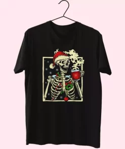 Dead Inside Skeleton Christmas T Shirt Xmas Design 4