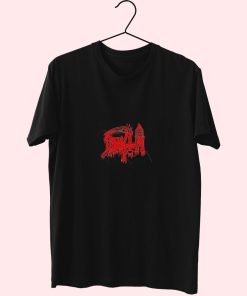 Death Classic Logo Red Essentials T Shirt Death Classic Logo Red Essentials T Shirt