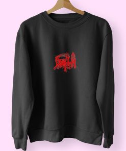 Death Classic Logo Red Sweatshirt Design Death Classic Logo Red Sweatshirt Design