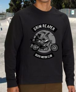 Death Motorcycle Club Funny Graphic Sweatshirt 3