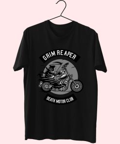 Death Motorcycle Club Funny Graphic T Shirt