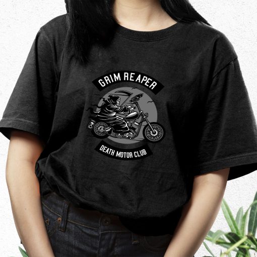 Death Motorcycle Club Funny Graphic T Shirt