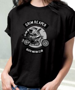 Death Motorcycle Club Funny Graphic T Shirt 3