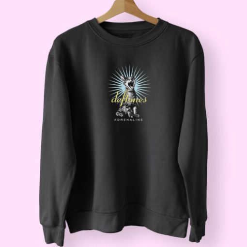 Deftones Screaming Cat Adrenaline Sweatshirt Design