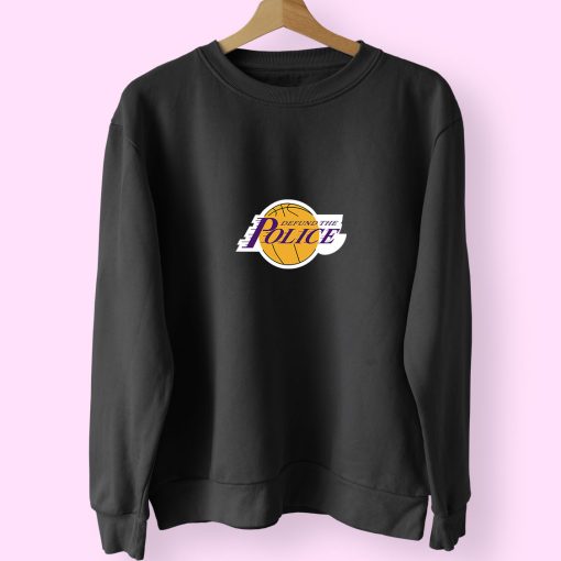 Defund The Police La Lakers Parody Sweatshirt Design