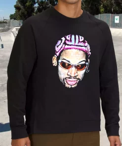 Dennis Rodman Rapper New Hair Sweatshirt Outfit 3