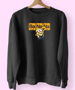 Despicable Me Minions Banana Elemental Square Happy Portrait Sweatshirt Design