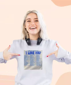 Different Ways Say I Love You Ugly Christmas Sweater