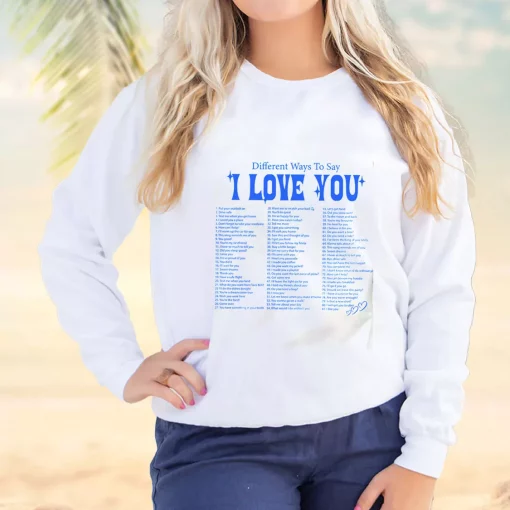 Different Ways Say I Love You Ugly Christmas Sweater