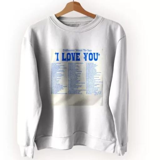 Different Ways Say I Love You Ugly Christmas Sweater