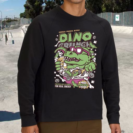 Dino Crunch Funny Graphic Sweatshirt
