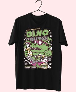 Dino Crunch Funny Graphic T Shirt
