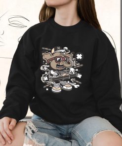Dj Elephant Funny Graphic Sweatshirt