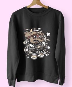 Dj Elephant Funny Graphic Sweatshirt 5