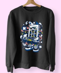 Dj King Card Funny Graphic Sweatshirt 4
