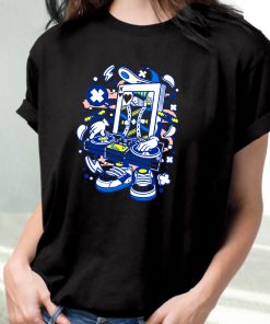 Dj King Card Funny Graphic T Shirt 3