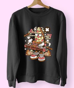 Dj Pizza Funny Graphic Sweatshirt