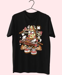 Dj Pizza Funny Graphic T Shirt