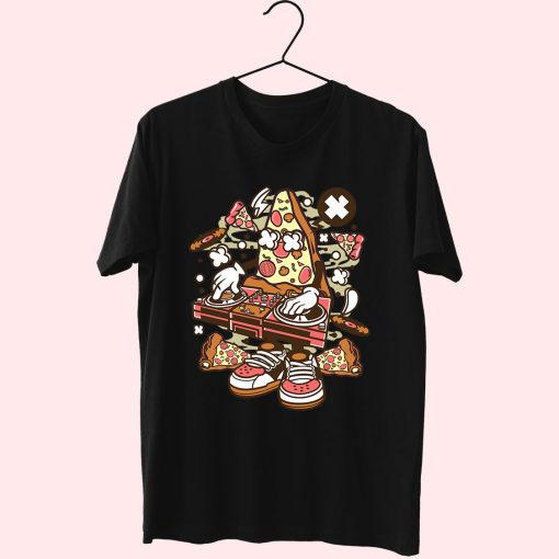 Dj Pizza Funny Graphic T Shirt