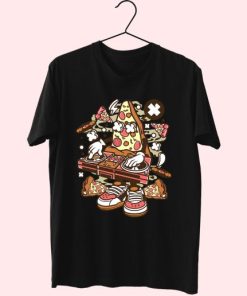 Dj Pizza Funny Graphic T Shirt 4